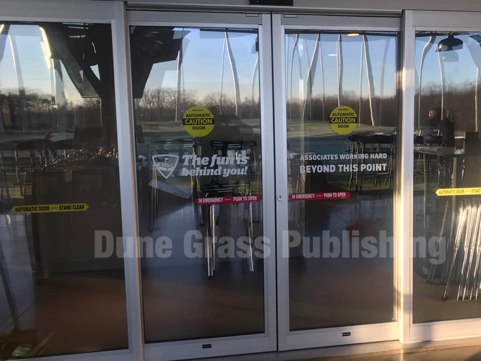 Vinyl Door Signs - Dune Grass Publishing